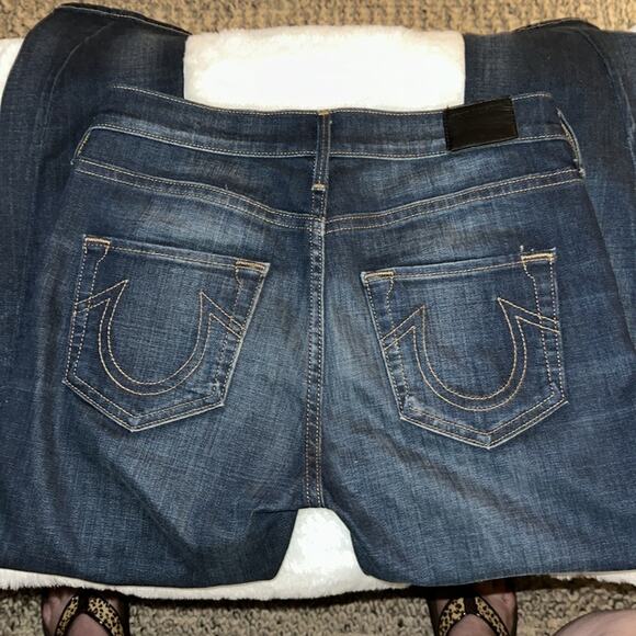 True Religion NU BOY SLIM BOYFRIEND WOMENS JEAN size 24 - Picture 1 of 5